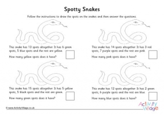 Spotty Snake Maths 2