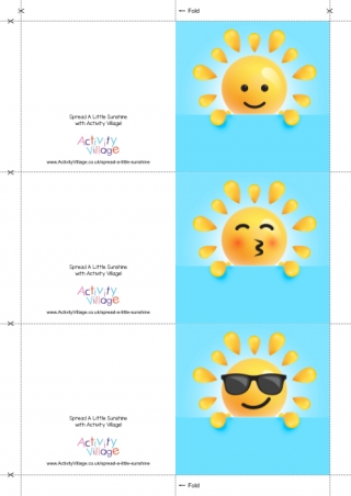 Spread A Little Sunshine Mini Cards 2