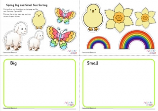 Spring Big And Small Size Sorting