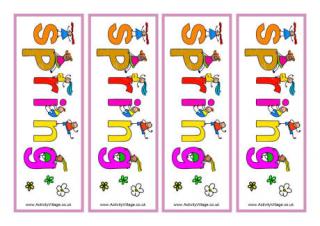 Spring Bookmarks