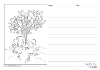 Spring Children Story Paper