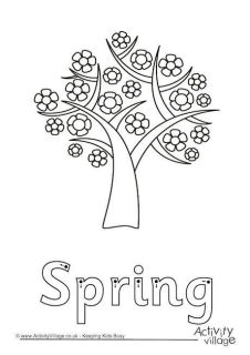 Spring Handwriting Worksheets