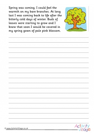Spring Tree Story Starter