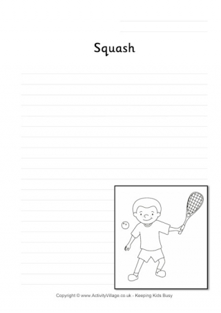 Squash Writing Page