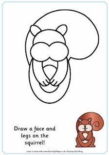 Squirrel Printables