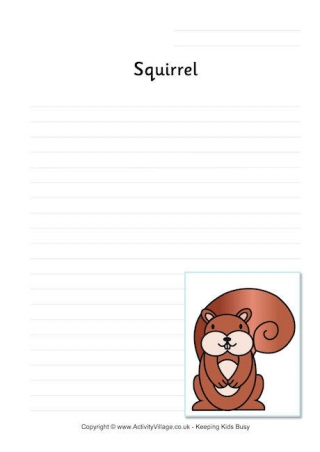 Squirrel Writing Page