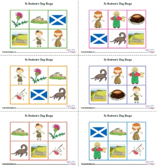 St Andrew's Day Bingo