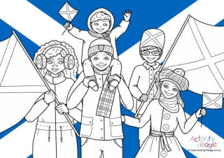 St Andrew's Day Colouring Pages
