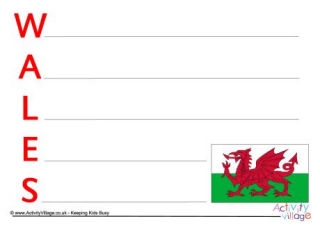 St David's Day Acrostic Poem Printables