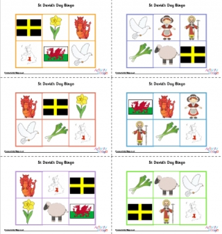 St David's Day Bingo