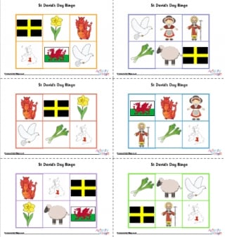 St David's Day Bingo