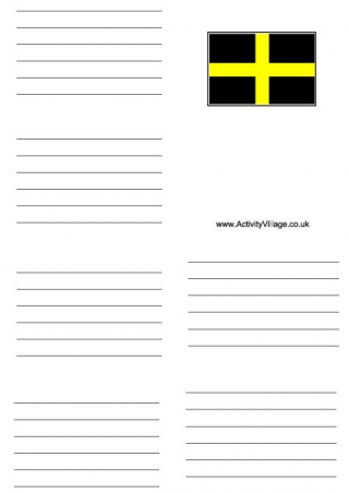 St David's Flag Booklet