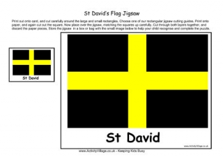 St David's Flag Jigsaw