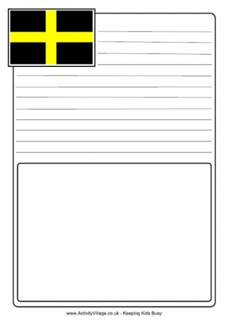 St David's Flag Notebooking Page