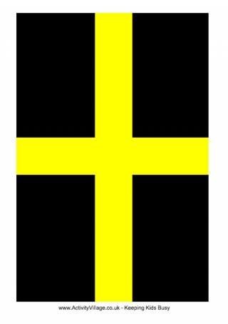 St David's Flag Printable