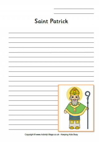 Saint Patrick Writing Pages