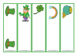 St Patrick's Day Bookmarks - Blank