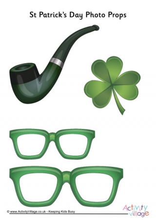 St Patrick's Day Photo Props Accessories