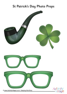St Patrick's Day Photo Props