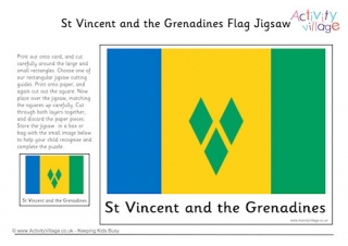 St Vincent Flag Jigsaw