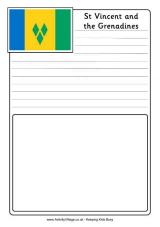 St Vincent Notebooking Page