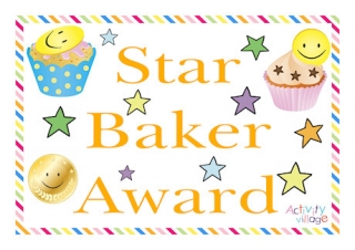Star Baker Award Certificate
