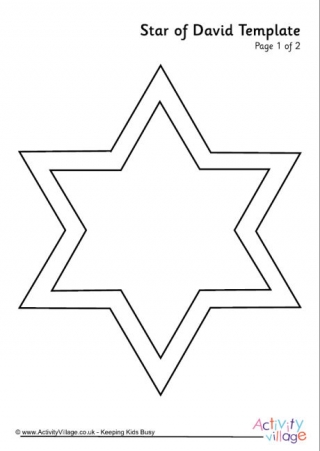 Star of David Template