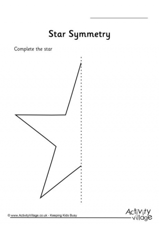 Star Symmetry Worksheet