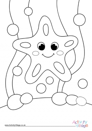 Starfish Colouring Page 3
