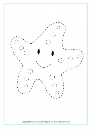 Starfish Tracing Page