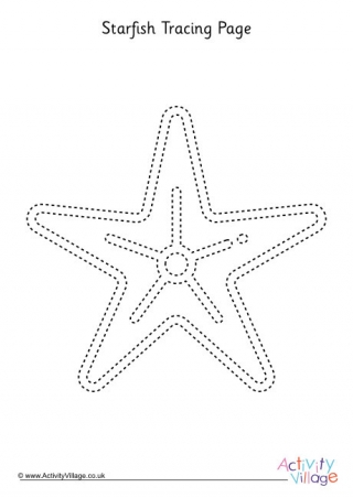 Starfish Tracing Page