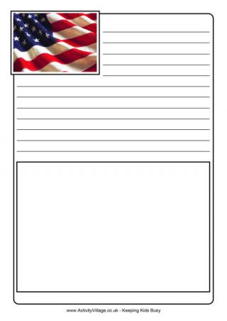 Stars and Stripes Notebooking Pages