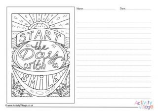 Start The Day With A Smile Story Paper