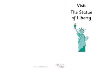 Statue of Liberty tourist leaflet