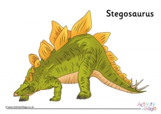 Stegosaurus Poster 2