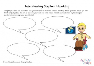 Stephen Hawking Interview Worksheet