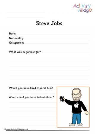 Steve Jobs Worksheet