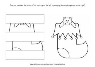 Complete the Stocking Puzzle