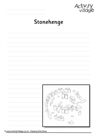 Stonehenge Writing Page
