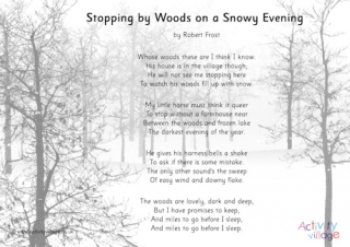 Stopping by Woods on a Snowy Evening