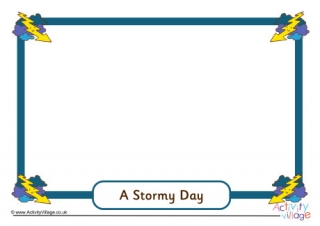 Stormy Day Picture Frame