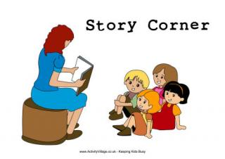 Story Corner Poster