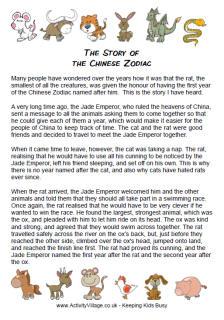 The Story of the Chinese Zodiac
