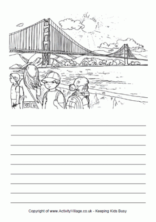 Story Paper - San Francisco, Golden Gate Bridge