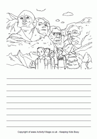 Story Paper - USA, Mount Rushmore