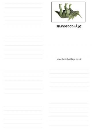 Styracosaurus Booklet