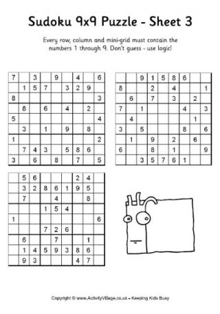 Sudoku 9x9 Puzzle 3