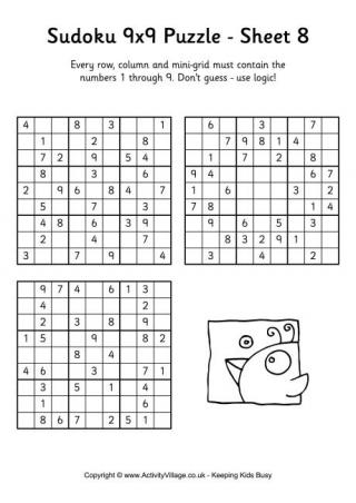 Sudoku 9x9 Puzzle 8