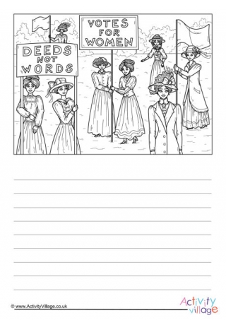 Suffragettes Story Paper