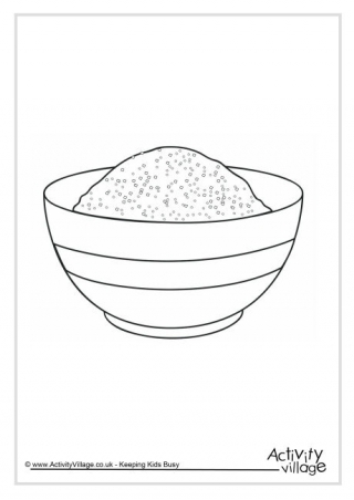 Sugar Colouring Page